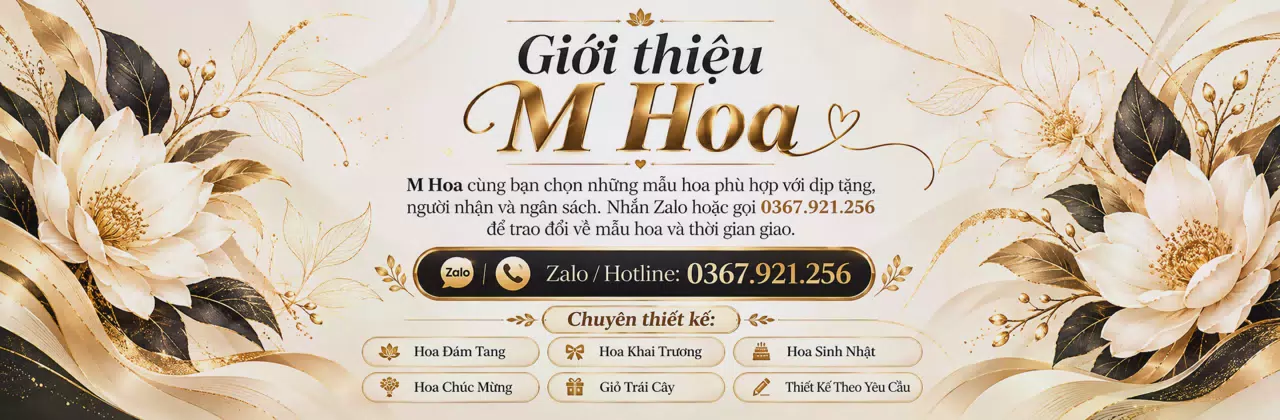 Ảnh bìa Shop hoa tươi Xã Văn Giang Hưng Yên - Tư vấn mẫu hoa hợp ngân sách